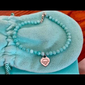 Return to Tiffany Mini Heart Amazonite Bracelet